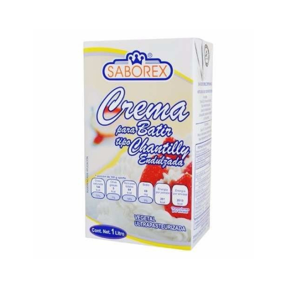 Crema para batir